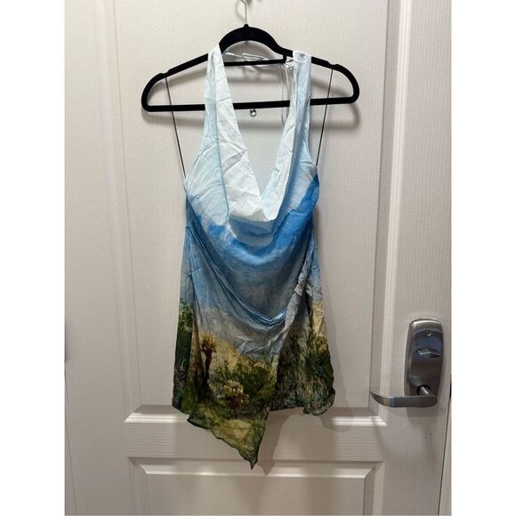 Significant Other Kyra Halter Mini Dress in Arizona Print Summer Sz 4 NWT$395 - Picture 5 of 7